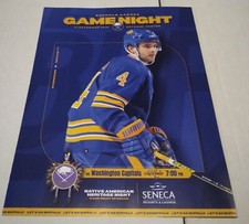 Buffalo Sabres Game Night Program & Will Butcher Mini-Poster 12/11/21