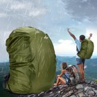 35-80L Tactical Waterproof Bag Backpack Rain Cover Light Camping Hiking HOT