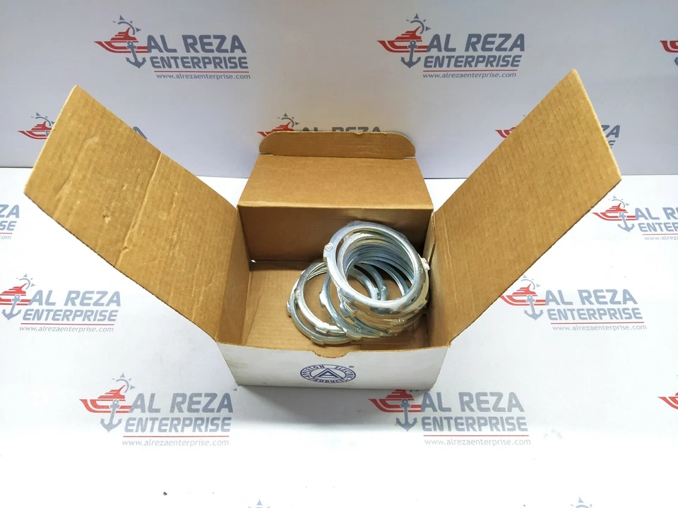 APPLETON EGS BL-250 2,5 ZOLL KLEINE EISEN-KONTERMUTTERN 5ER-SET ENTHÄLT 50 KO... - Image 2 of 4