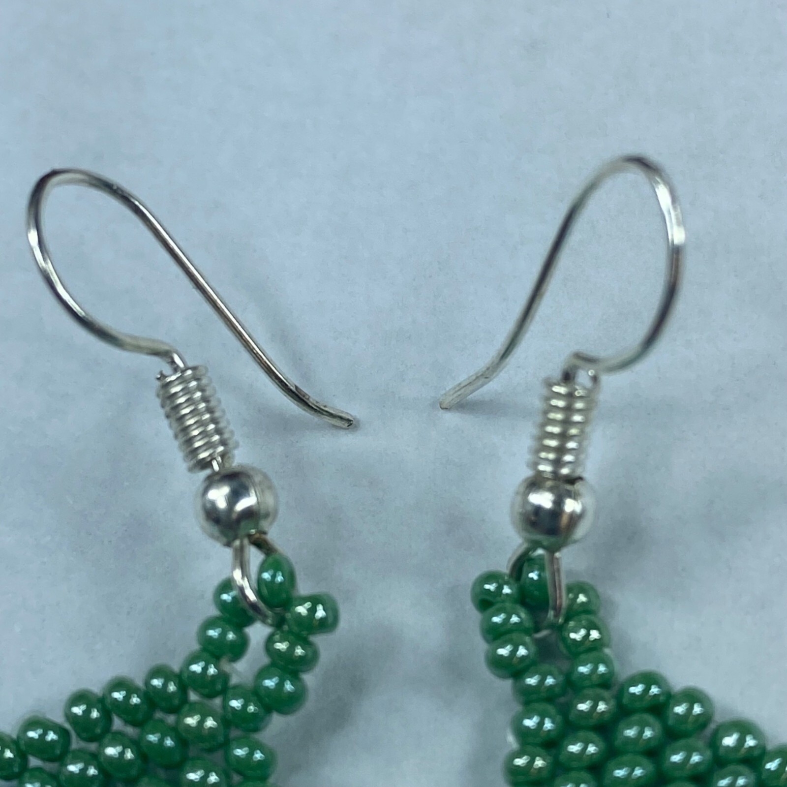 Dangle Drop Beaded Multicolor Earrings Pierced Ho… - image 10