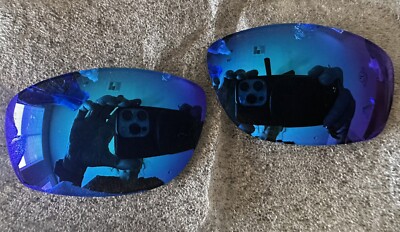 AUTHENTIC WILEY X Wave Polycarbonate POLAR Blue Mirror Anti Glare Lenses