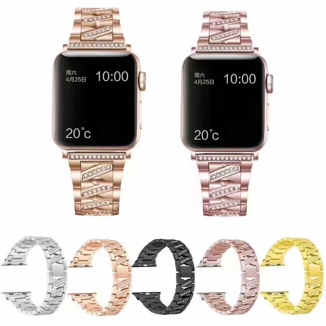 Diamond Bracelet Strap Band For Apple Watch Series 9 8 7 6 5  display picture 2