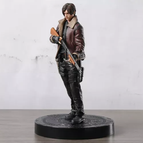 Resident Evil 4 Remake Edizione da Collezione Leon Statua Figure Box Set - Foto 3 di 9