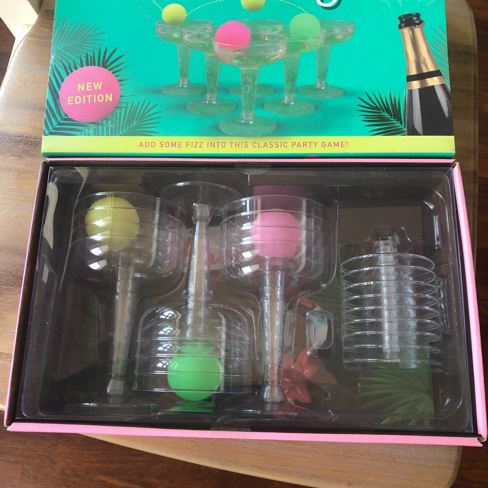 Talking Tables Prosecco Pong Tropical Game - BRAND NEW