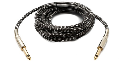 Cavo Ricambio Sennheiser 2 M – Jack 3,5 Mm Intrecciato Con Adattatore 6,35 Mm Per HD600, HD650 E Altri