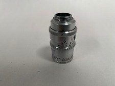 Vintage Elgeet 1-1/2" F:3.5 "D" Mount Cine-Tel Movie Camera Lens A10