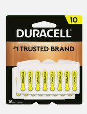 P1 Duracell Size 10 Hearing Aid Batteries 1.45V Zinc 16 Batteries EXP 22 23 24