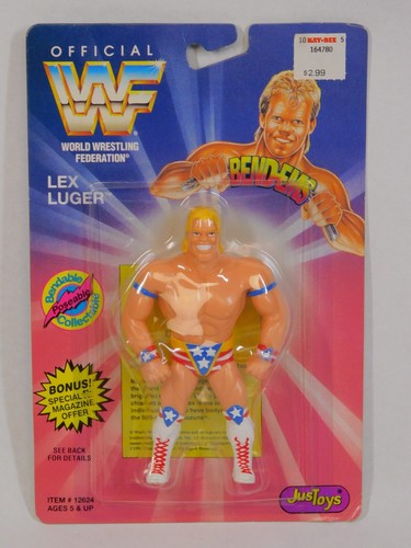 WWF LEX LUGER BEND-EMS SERIES 1 JUSTOYS 1994...