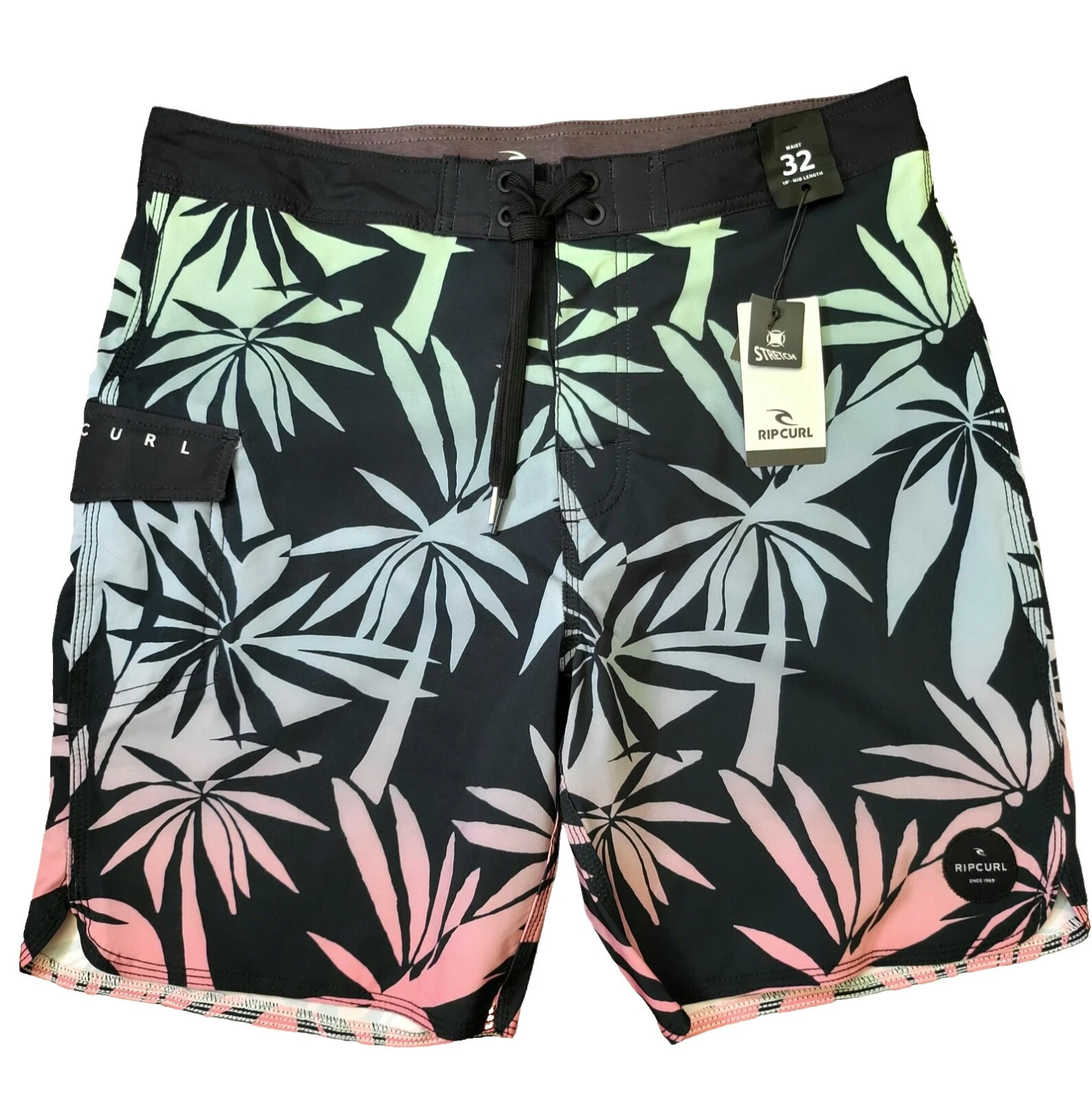 Ropa negra RIP CURL para hombre