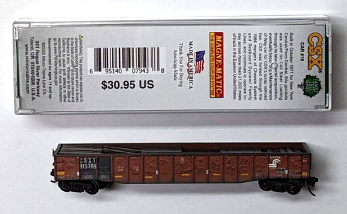 MTL Micro-Trains 10544597 CSX ex Conrail CSXT 915769 FW desgastado de fábrica | Zustand: New