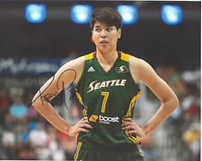 RAMU TOKASHIKI Signed 8 x 10 Photo SEATTLE STORM WNBA Basketball JAPAN Free Ship
