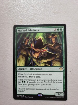 Masked Admirers | MtG Magic Commander 2020 | English NM Free Shipping
