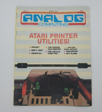 Vtg Analog Computing Magazine Aug 1984 Atari Printer Utilities Spy Plane