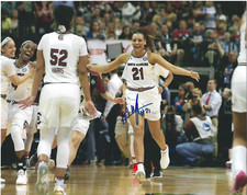 MIKIAH HERBERT HARRIGAN Signed 8x10 Photo WNBA Basketball MERCURY South Carolina