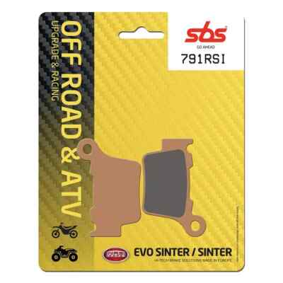 SBS 791RSI Satz 2 Bremsbeläge Metall gesintert für Motorrad *NEU*