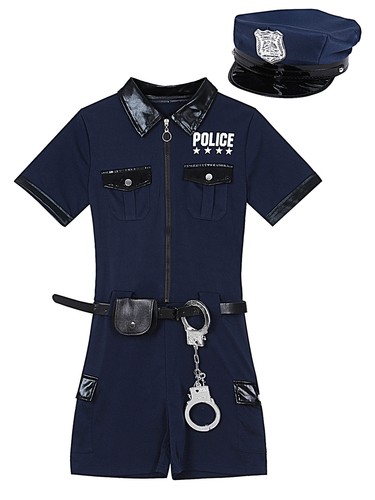 Costume poliziotto donna sexy cosplay uniforme abiti gioco di ruolo clubwear - Foto 10 di 21