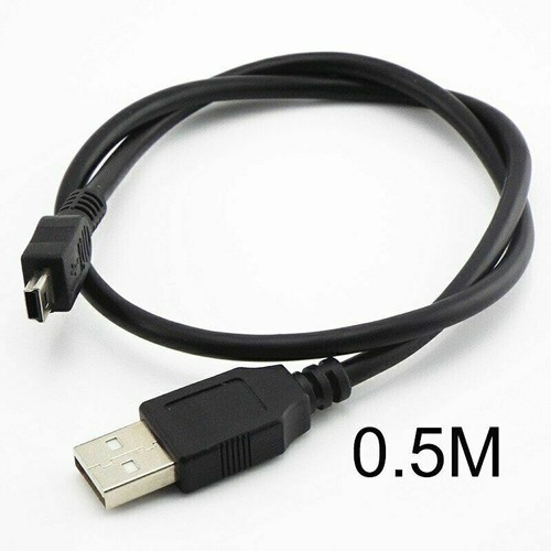 USB Mini T port Data Charger Cable Wires Line 5V For Car DVR Digital Camera MP4 - Picture 8 of 11