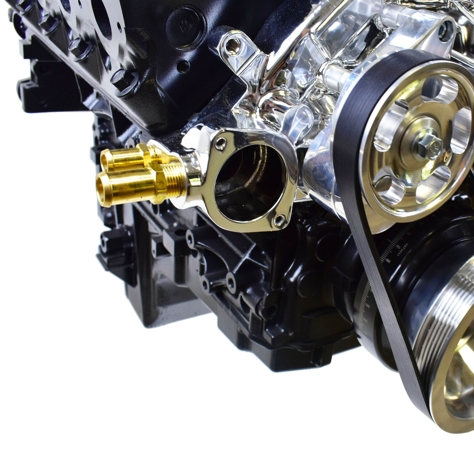 CHEVY GM LS LS1 LS2 LS6 FRONT DRIVE SERPENTINE PULLEY KIT GM NO A/C 5.7