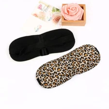 Travel 3D Eye Mask Sleep Soft Padded Shade Cover Rest Relax Sleeping Blindfold