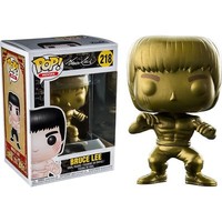 "Exklusive Gold Bruce Lee 3,75\" Pop Filme Vinyl Figur Funko 218"