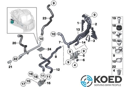 BMW F11 530dx Schlauch Rücklauf 64219248662 64219248662 online  