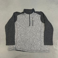 Woolrich 1/4 Zip Pullover Mens Size XXL Gray