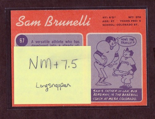 1970 Topps Football - Complete Your Set - You Pick - Graded VG3 to NM7 - Vintage - Picture 139 of 280