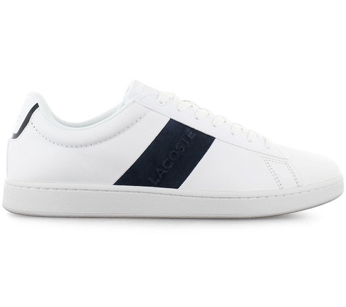 Lacoste Carnaby Evo 0120 3 Leather Cupsole Trainers - White