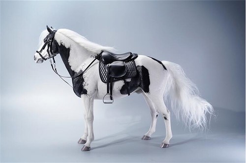 JXK 1/6 American Paint Horse Model Animal Collector GK Decoration Kids Gift Toys - Picture 23 of 28