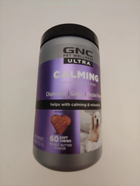 GNC Pets Ultra Dog Supplements Calming for adult dogs 60 soft