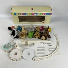 VTG 46520 Dankin Baby The Zoo 1989 animal Music Mobile nursery Lullaby baby