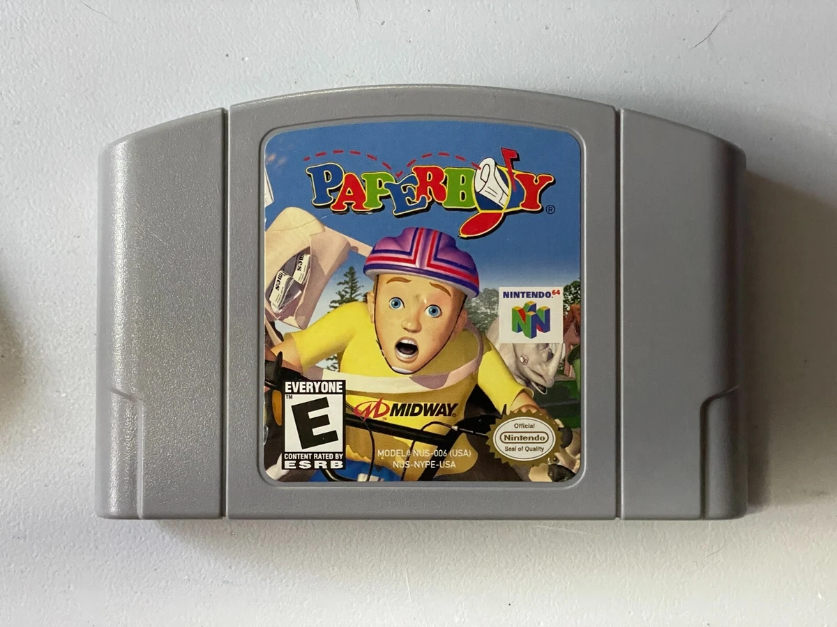 Preços baixos em Nintendo 64 paperboy Classificação e-todos Video