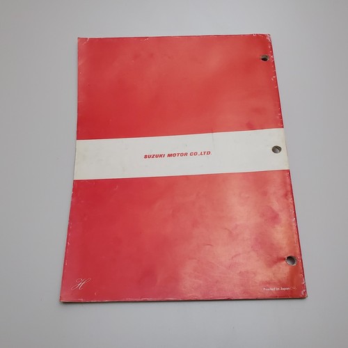 1987 Suzuki RB50 GSXR 50 Service Manual Book - Bild 8 von 8