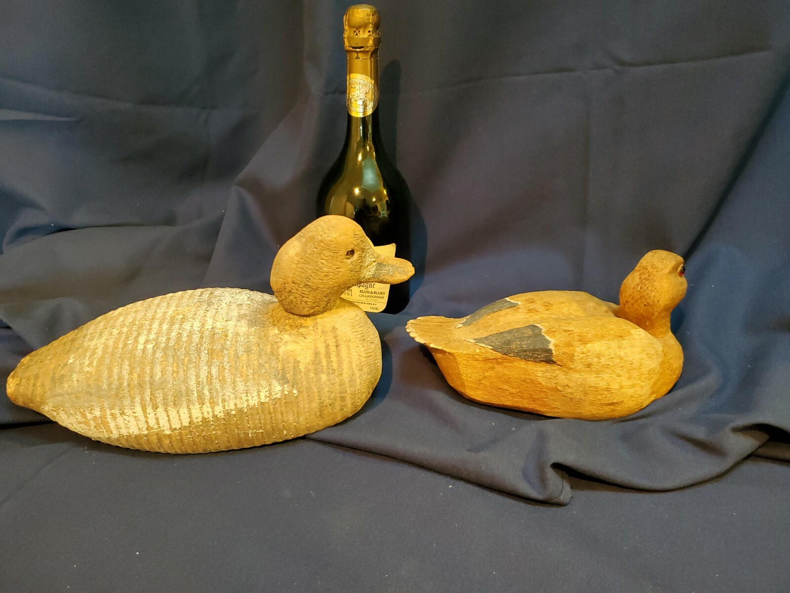Antique Duck Decoy, Hand Carved, Folk Art. Indian woven duck eBay