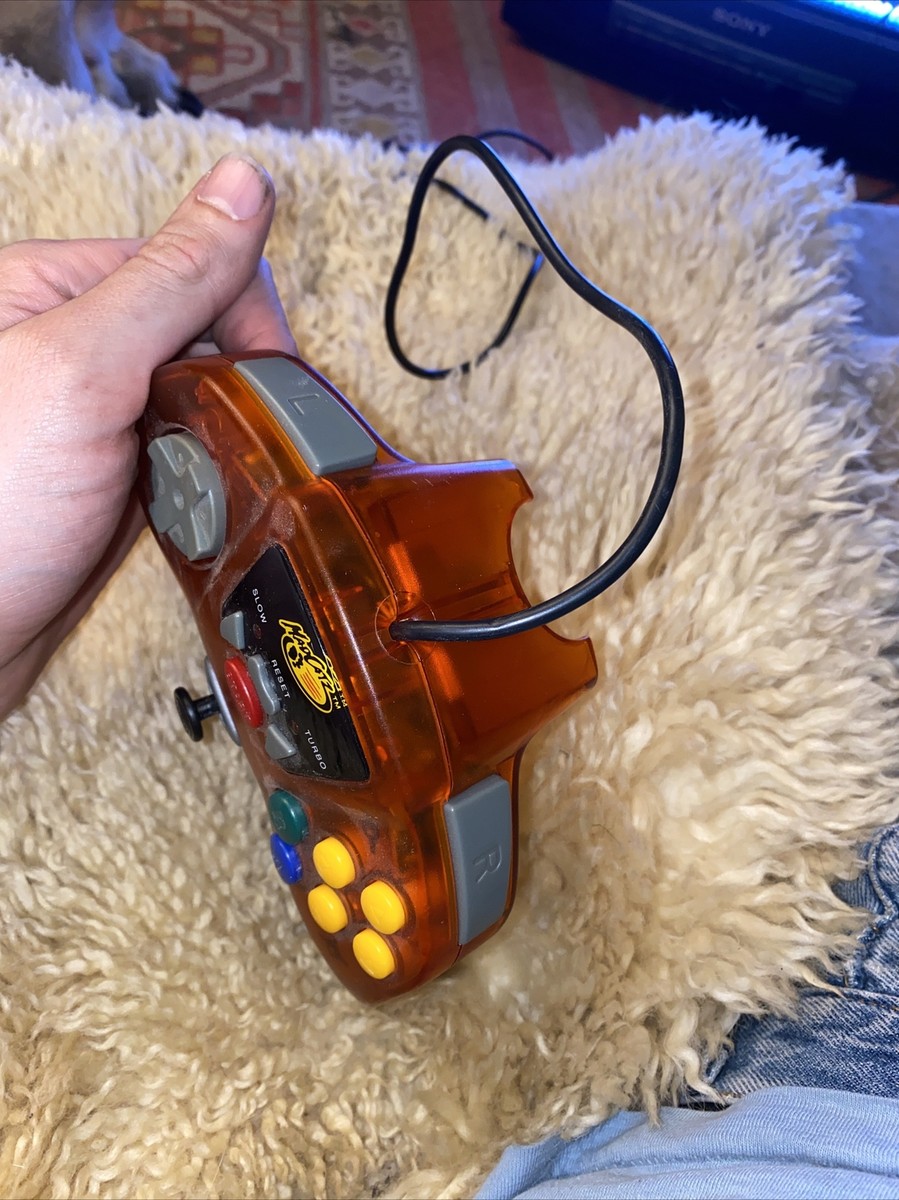 N64 Nintendo 64 Mad Catz Controller w/ Turbo & Slow Red