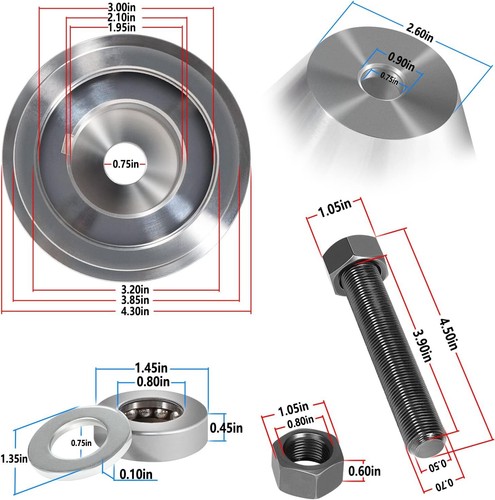 Instalador de manguito de desgaste de sello de cigüeñal delantero J-44645 para Isuzu 6,6 L Duramax 2001+ - Imagen 8 de 8