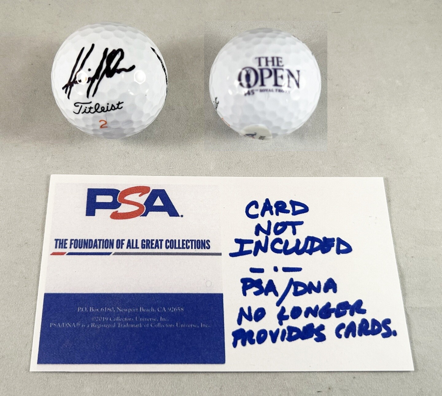 Henrik Stenson Signed Golf Ball 2016 The Open Championship PSA/DNA COA 