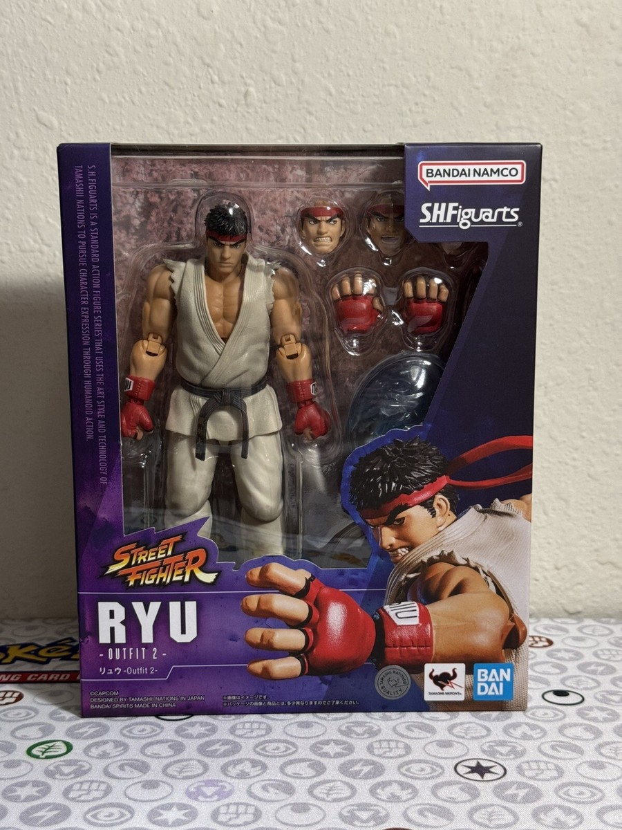 BANDAI NAMCO RYU SHFiguarts ストリートファイター2 Bandai S.H. Ryu Outfit 2 Street Fighter SHF SH Action Figure