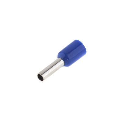 100 Stk. Aderendhülsen blau 2,50mm² isoliert Kabel Endhülsen 2,5mm²