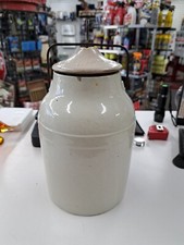 Antique Stoneware Canning Jar Crock with Threaded Neck — listing 2