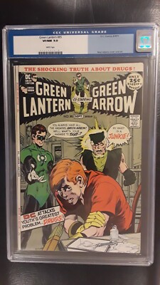 Green Lantern/Green Arrow #85 CGC Graded 9.0 VF/NM Milestone Book