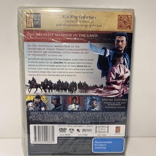 The Lost Bladesman Dvd Film Movie R4 New Sealed Donnie Yen Wu Xing Martial Arts - Picture 2 of 7