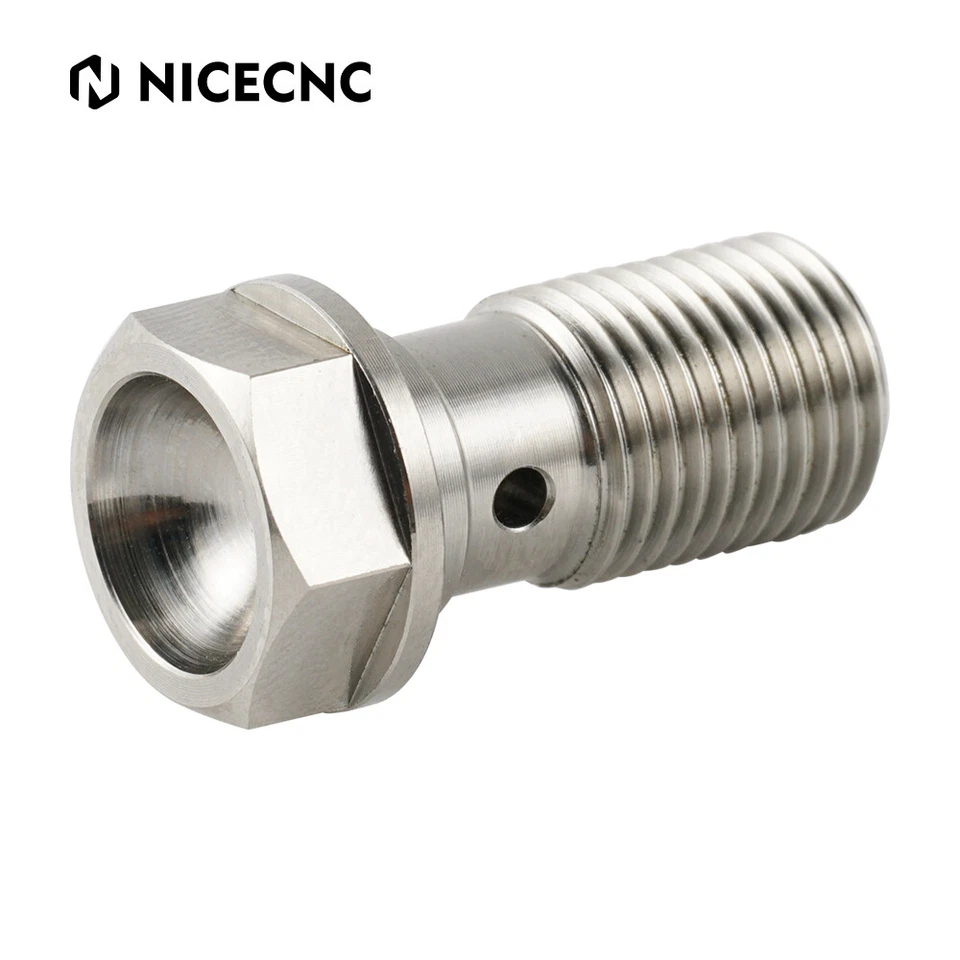 Titanium Ti Banjo Bolt M10x1.0 Pitch 19mm DIY Color For Brembo Single Brake Line - Image 4 of 4