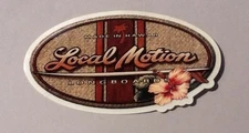 Authentic Vintage Hawaii Local Motion LONGBOARD SURFBOARD surfing sticker decal