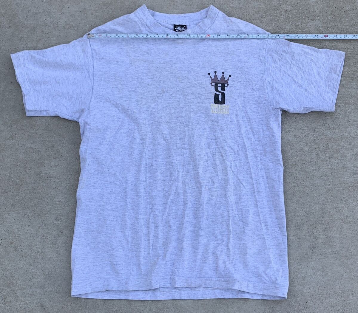 Vintage Stussy T Shirt Graphic Crown Logo Spell Out Surf Vintage Stussy T Shirt Graphic Crown Logo Spell Out Surf