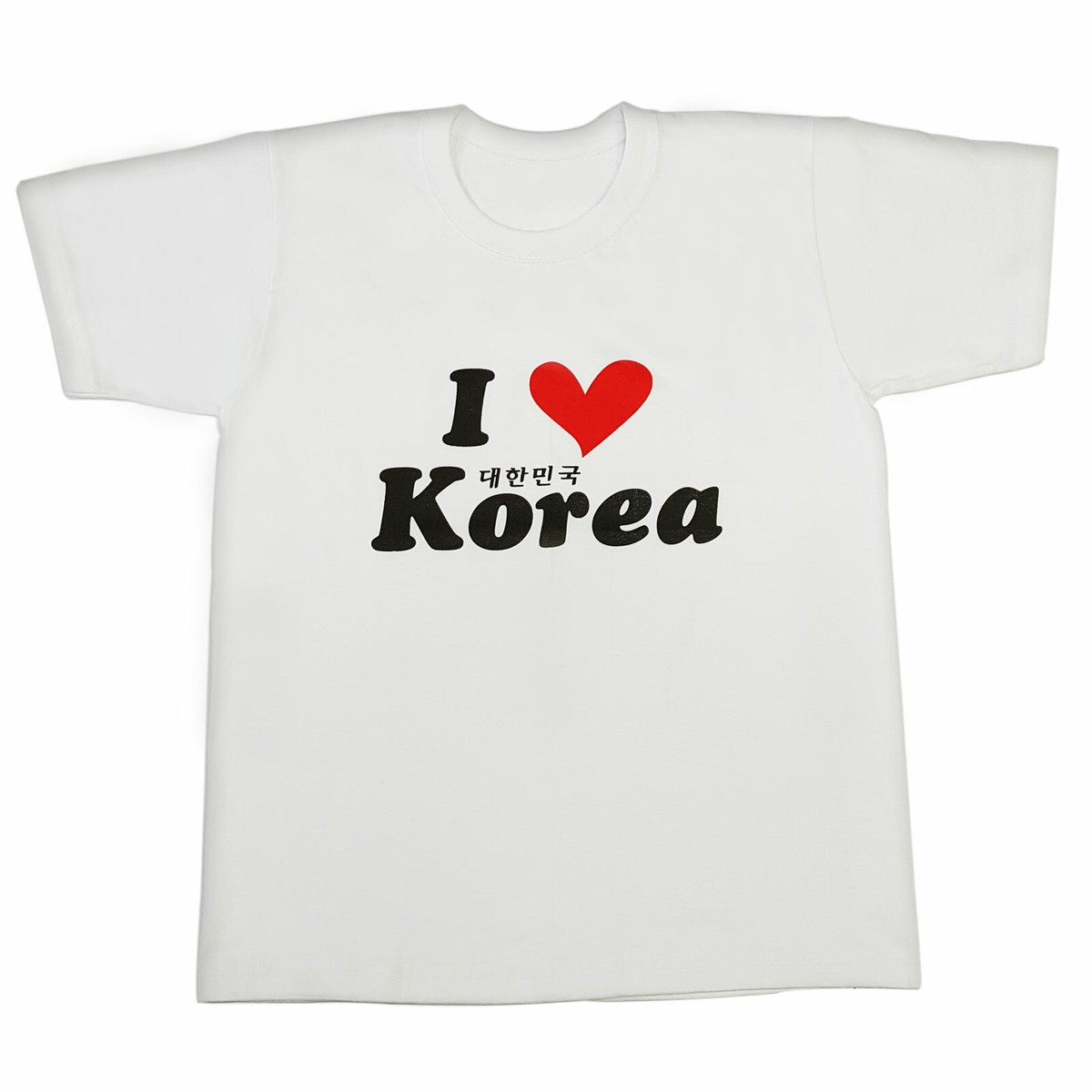 Korea Love I Love Korea T shirt 100% Cotton Short Sleeve Multi Color Size