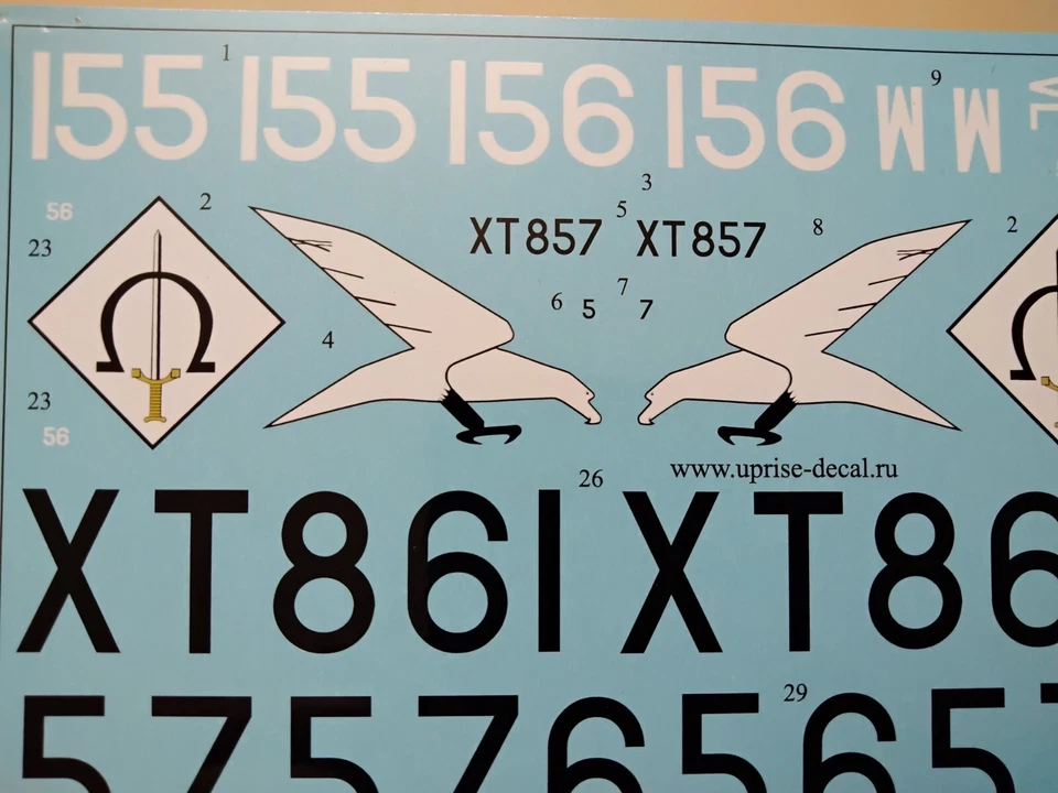 UpRise Decals UR48219 - DECAL F-4K Phantom-II FG.1, British Phantoms Pt.2 1/48 - Image 3 of 4