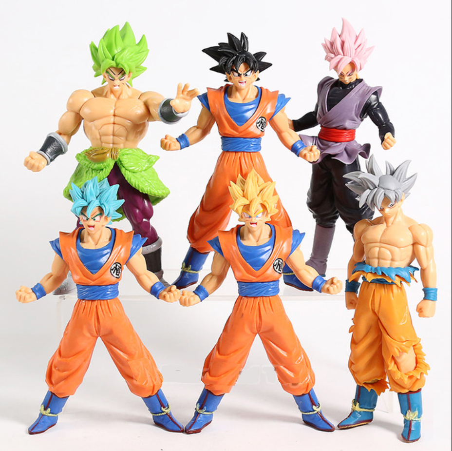 6 Pcs/lot 8Cm Dragon Ball Gt Figure Son Goku Super Saiyan 4 and Pan Model  Dolls Toys for Boys Kids Birthday Christmas Gift - AliExpress