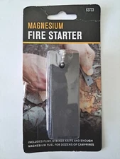 Magnesium Block Flint Fire Starter Emergency Survival Camping