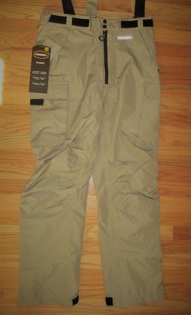 Frabill F1 Rainsuit Pants Tan Small 